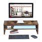 2-Tier Monitor Stand 19 inch Rustic Brown FredCo