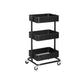 3-Tier Metal Rolling Cart FredCo