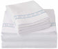 3000 Series Wrinkle Resistant Elegant Embroidered 6 Piece Sheet Set FredCo