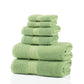 700 GSM Plush Absorbent Long Staple Combed Cotton 6-Piece Towel Set FredCo