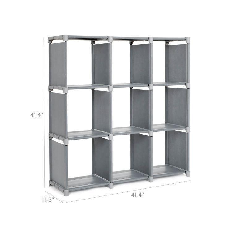 9 Cubes Bookshelf Closet FredCo