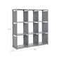 9 Cubes Bookshelf Closet FredCo