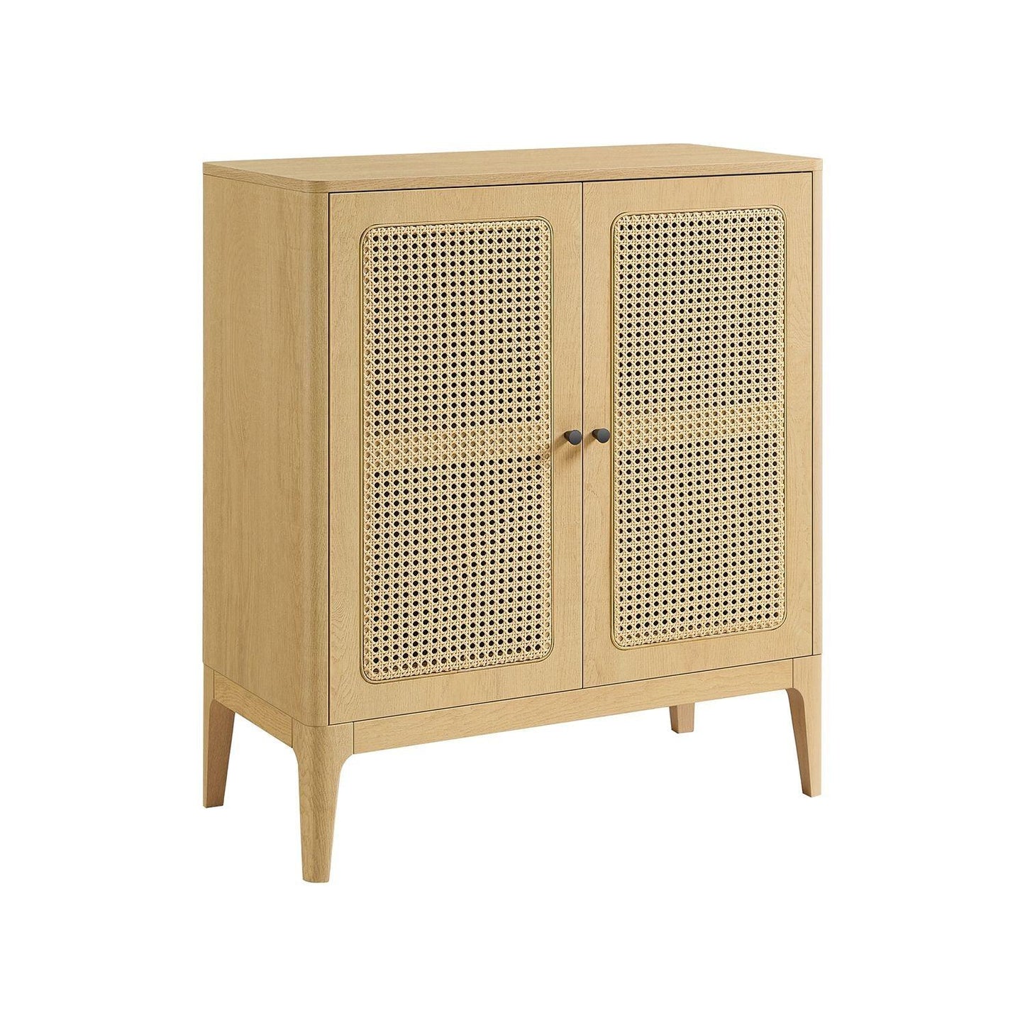 Boho-Style Rattan Sideboard FredCo