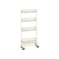 4-Tier Slim Storage Cart with Wire Baskets FredCo