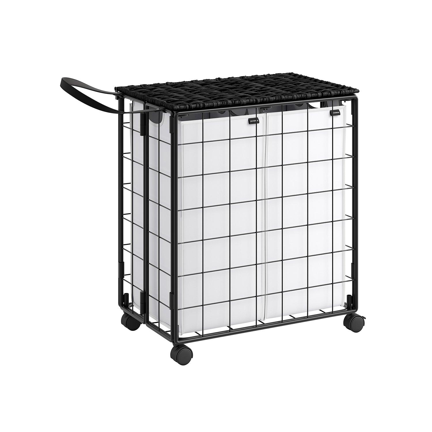 29.1-Gallon Laundry Hamper with Wheels FredCo