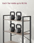 6-Tier Tall Bookshelf with Steel Frame FredCo