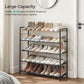 5-Tier Shoe Rack with 4 Hooks FredCo