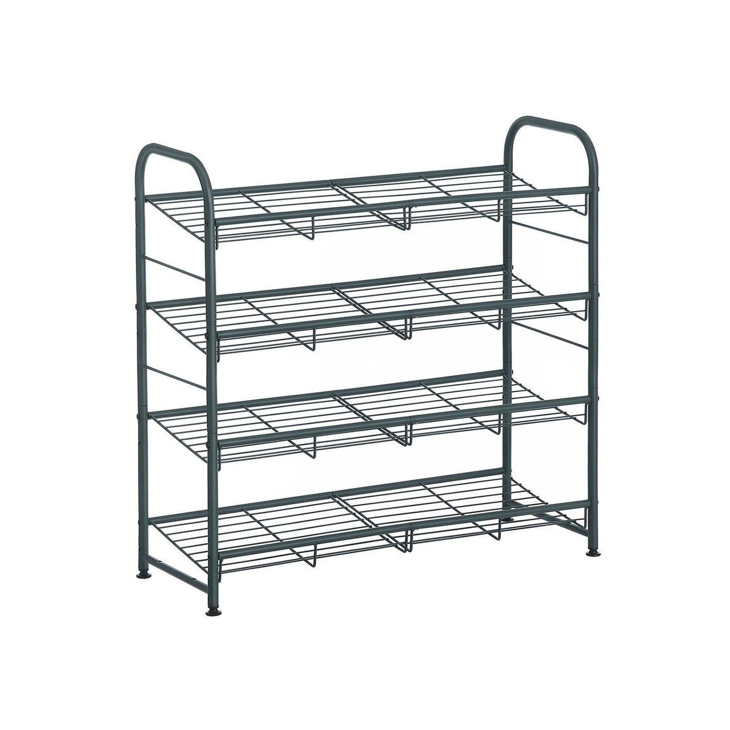 4 Tier Stackable Shoe Rack FredCo