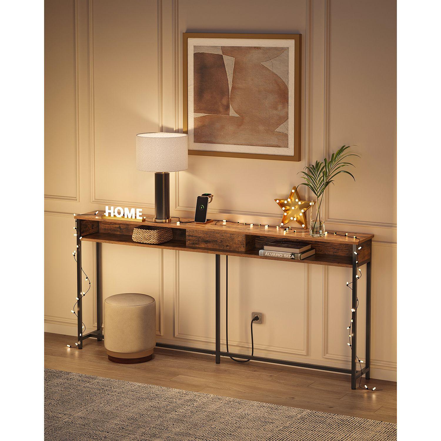 70.9-Inch Narrow Console Table FredCo