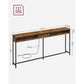 70.9-Inch Narrow Console Table FredCo