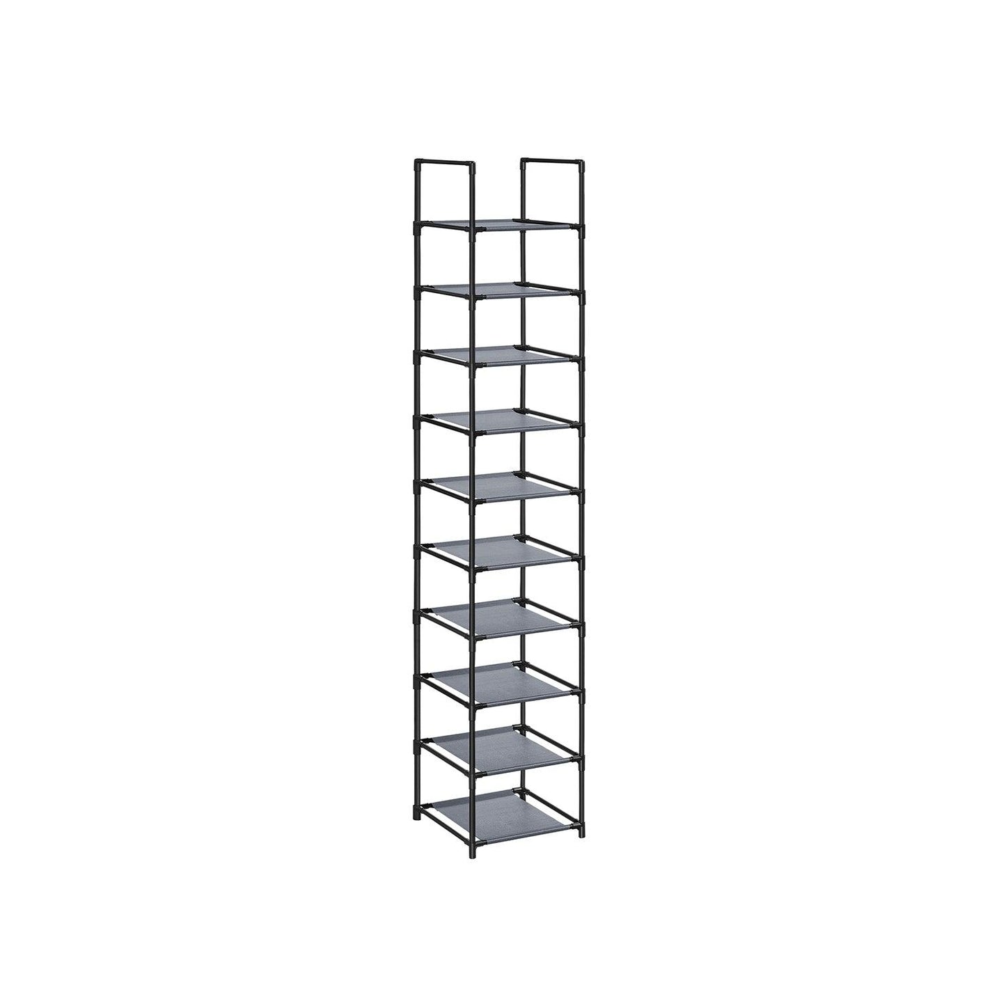 10-Tier Shoe Rack 13 x 13 x 68.1 Inches FredCo