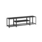 3-Tier TV Stand with Open Storage Shelves FredCo