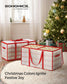 Set of 2 Large Christmas Ornament Storage Boxes FredCo