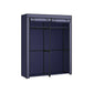 Portable Closet for Bedroom Dark Blue FredCo