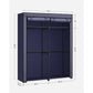 Portable Closet for Bedroom Dark Blue FredCo