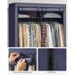 Portable Closet for Bedroom Dark Blue FredCo