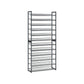 12-Tier Tall Metal Shoe Storage Organizer FredCo