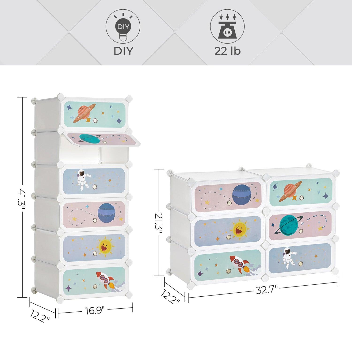 Kids Shoe Rack with Doors FredCo