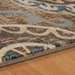 Abner Mid-Century Medallion Pattern Rug FredCo