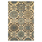 Abner Mid-Century Medallion Pattern Rug FredCo