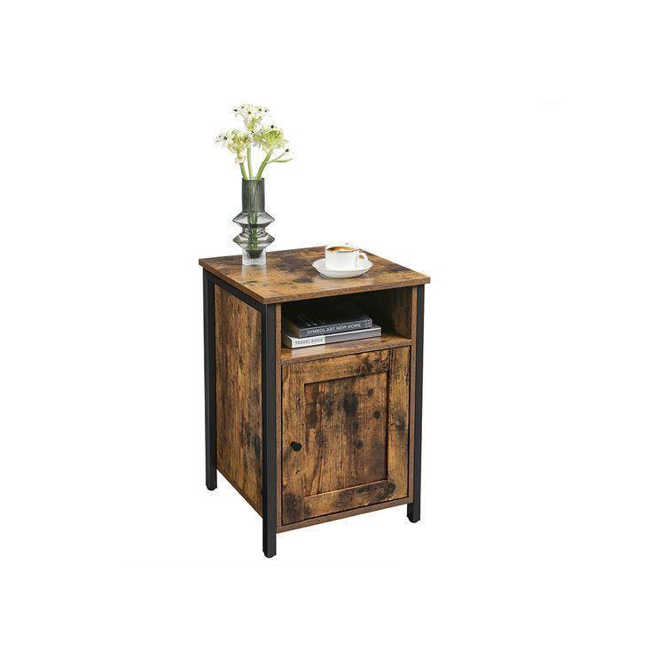 Adjustable Shelf Bedside Table FredCo