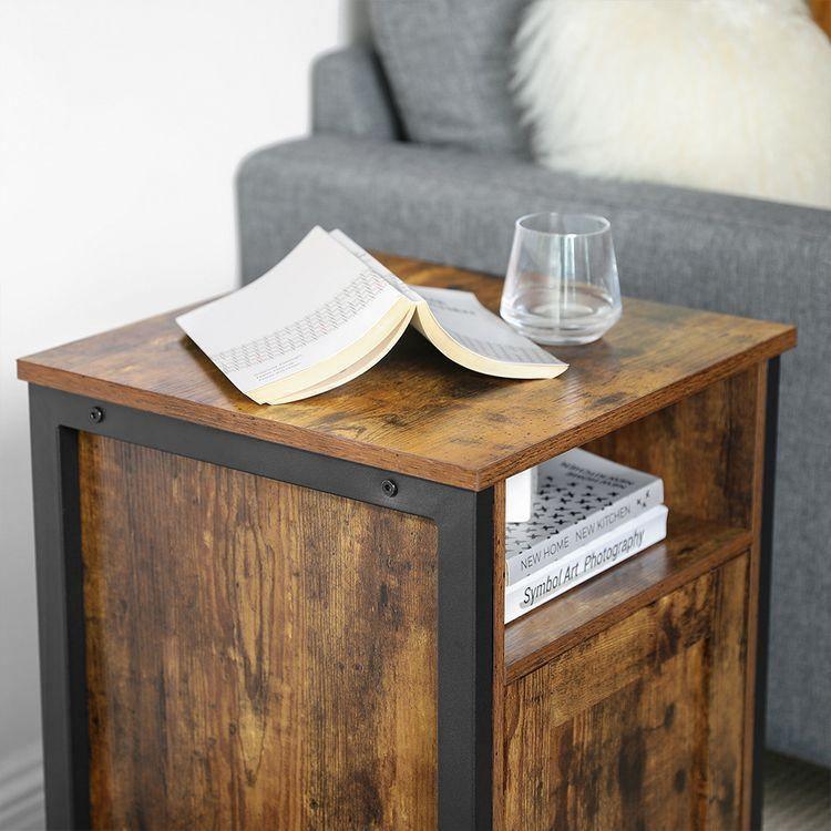 Adjustable Shelf Bedside Table FredCo