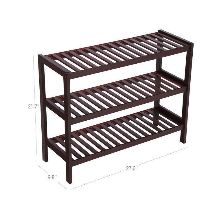 Bamboo Entryway Storage Shelf FredCo