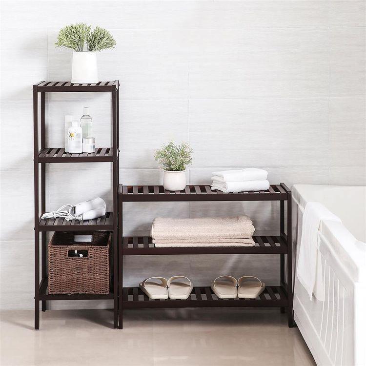 Bamboo Entryway Storage Shelf FredCo