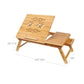 Bamboo Storage Laptop Desk FredCo