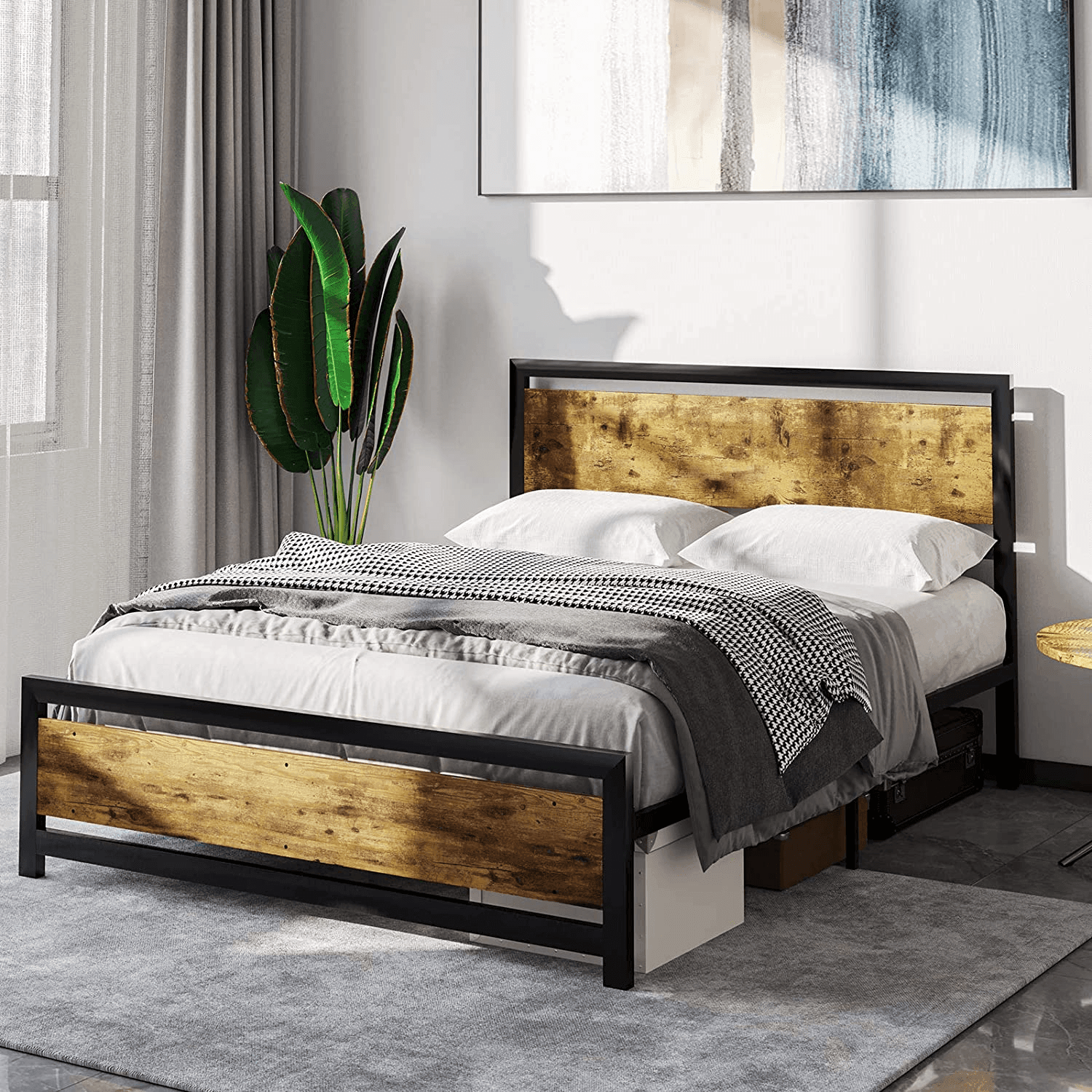 Queen Bed with Headboard