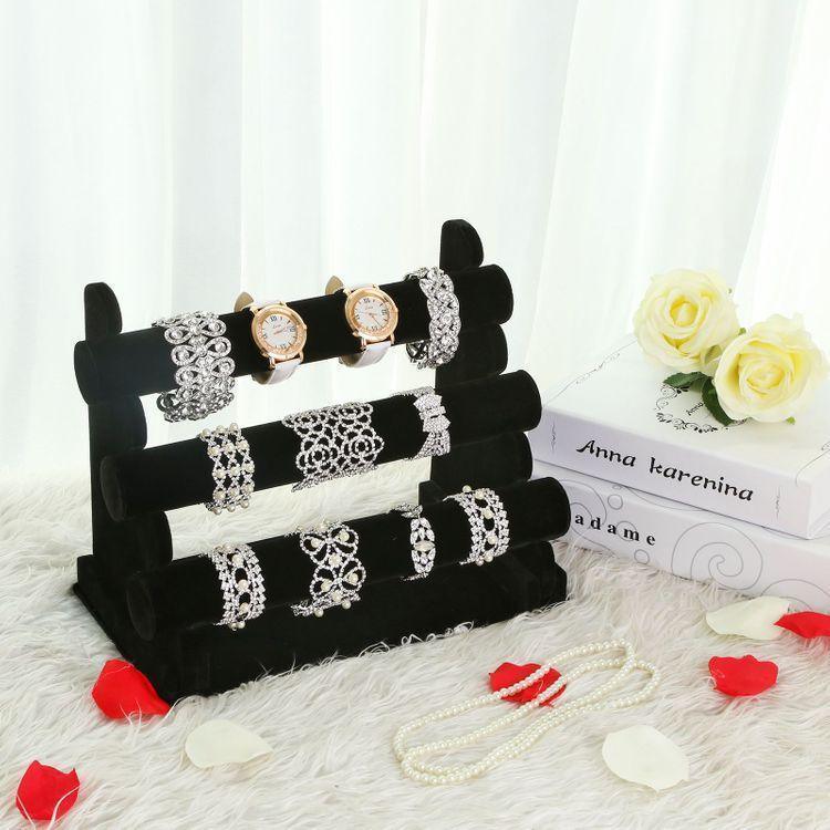 Black Velvet Bracelet Holder FredCo