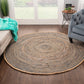 Braided Jute Round Indoor Area Rug FredCo