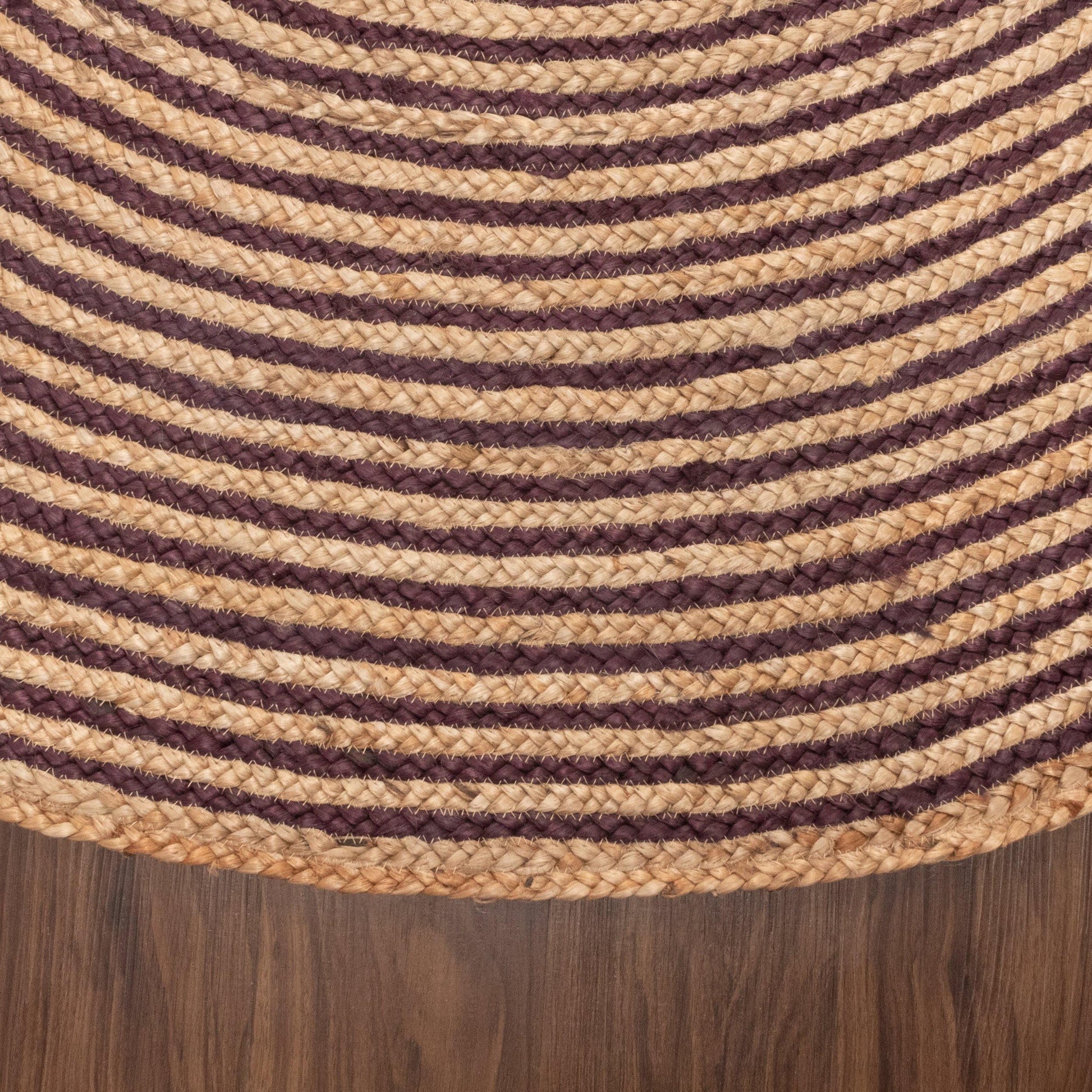 Braided Jute Round Indoor Area Rug FredCo