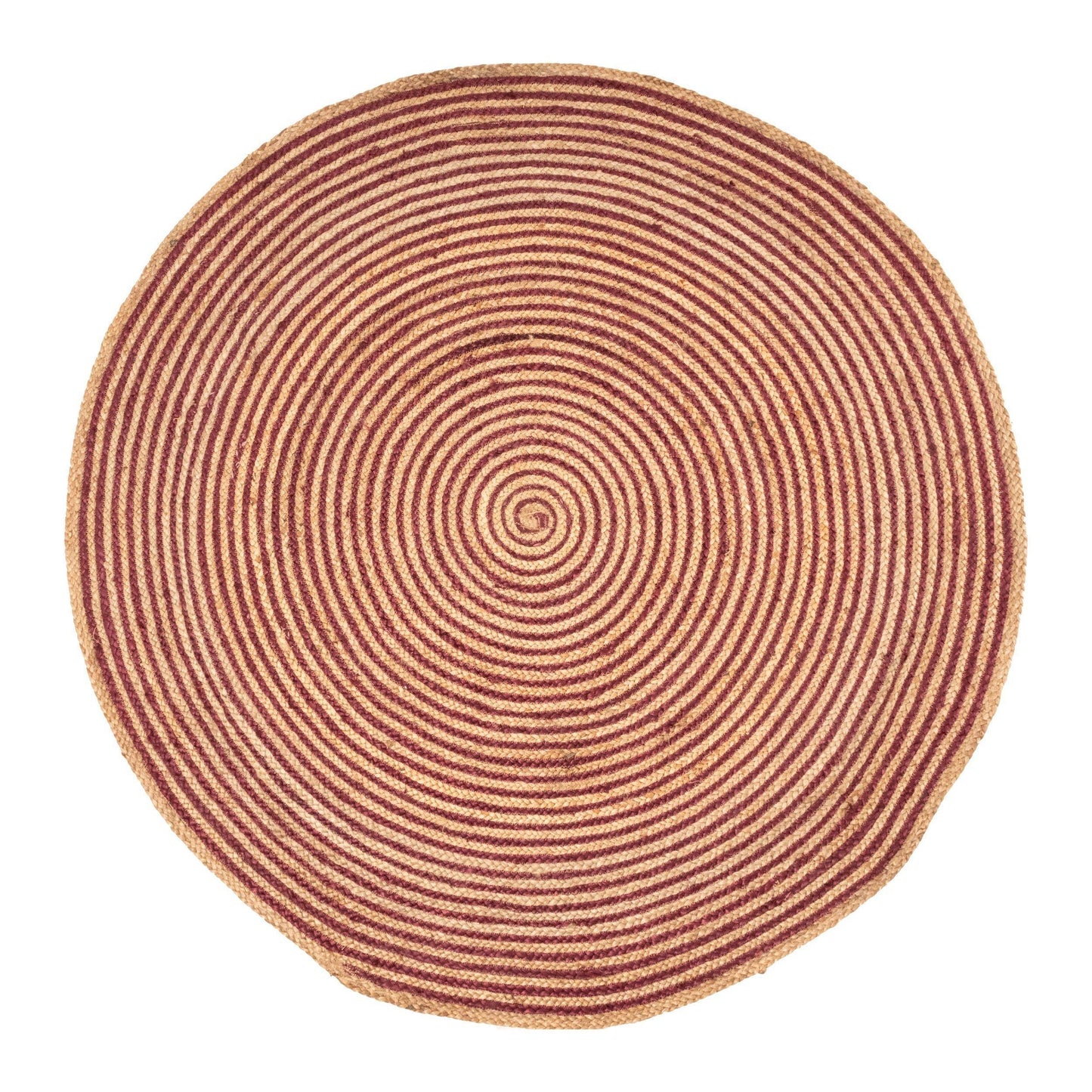 Braided Jute Round Indoor Area Rug FredCo