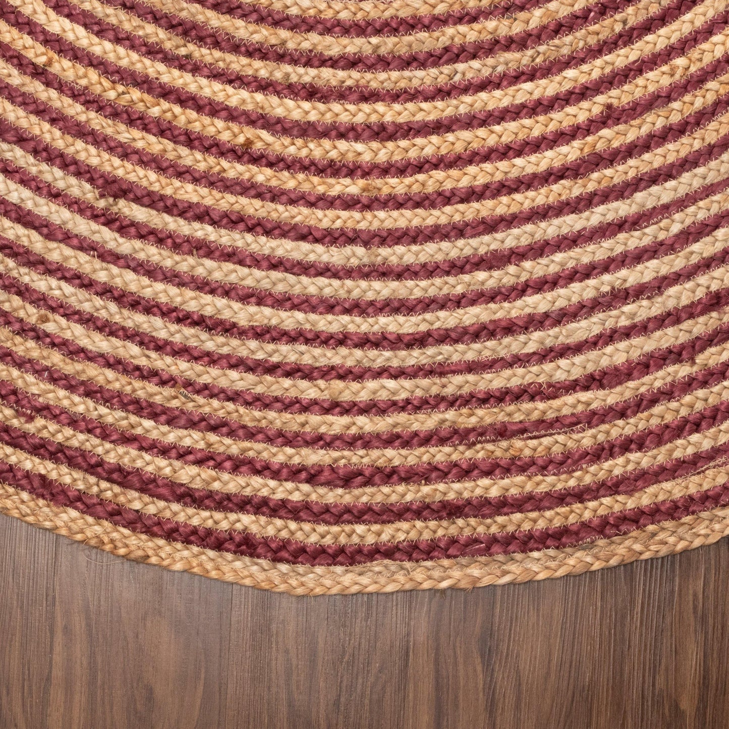 Braided Jute Round Indoor Area Rug FredCo