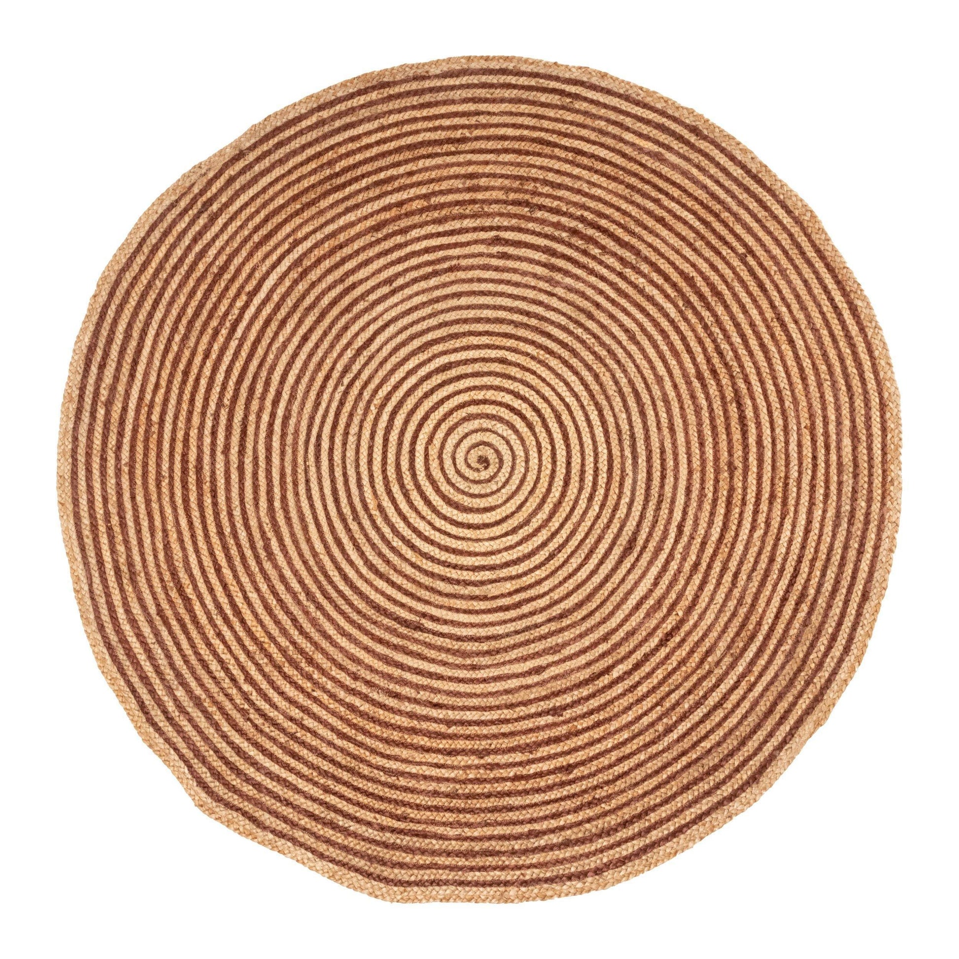 Braided Jute Round Indoor Area Rug FredCo