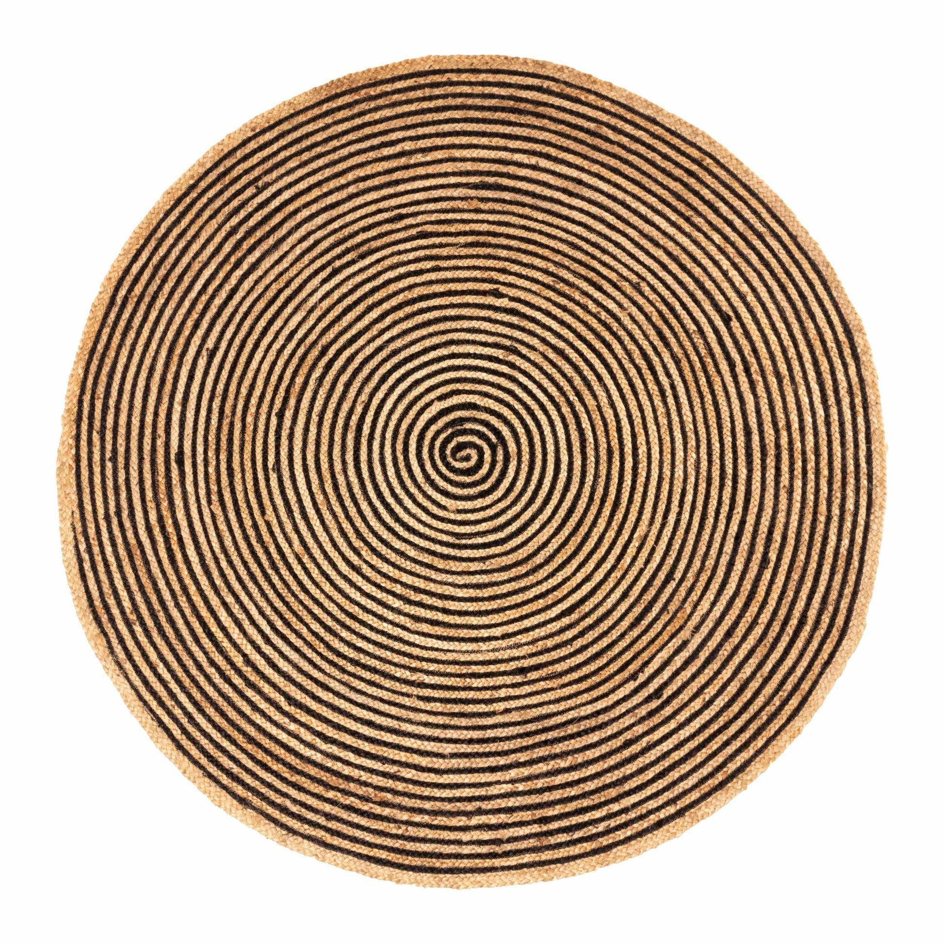 Braided Jute Round Indoor Area Rug FredCo