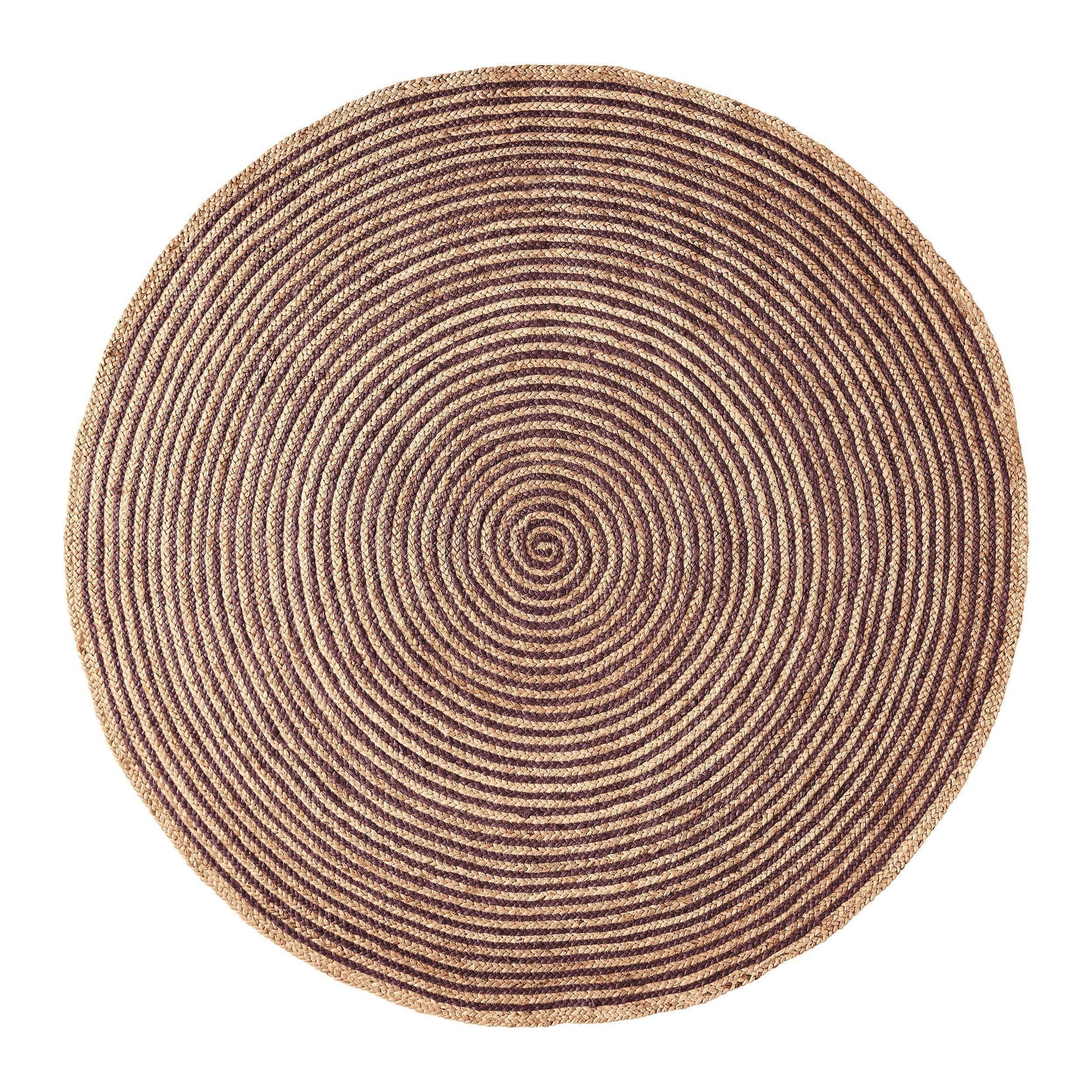 Braided Jute Round Indoor Area Rug FredCo