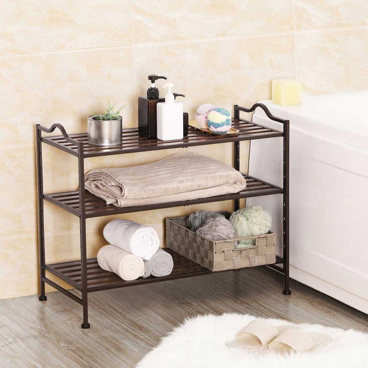 Bronze Slat Shoe Rack FredCo