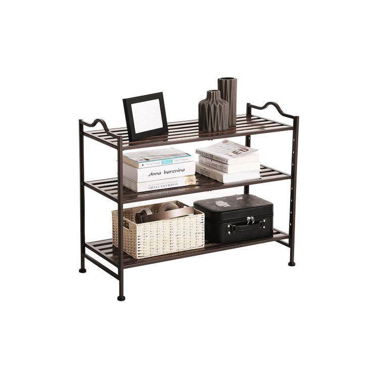 Bronze Slat Shoe Rack FredCo