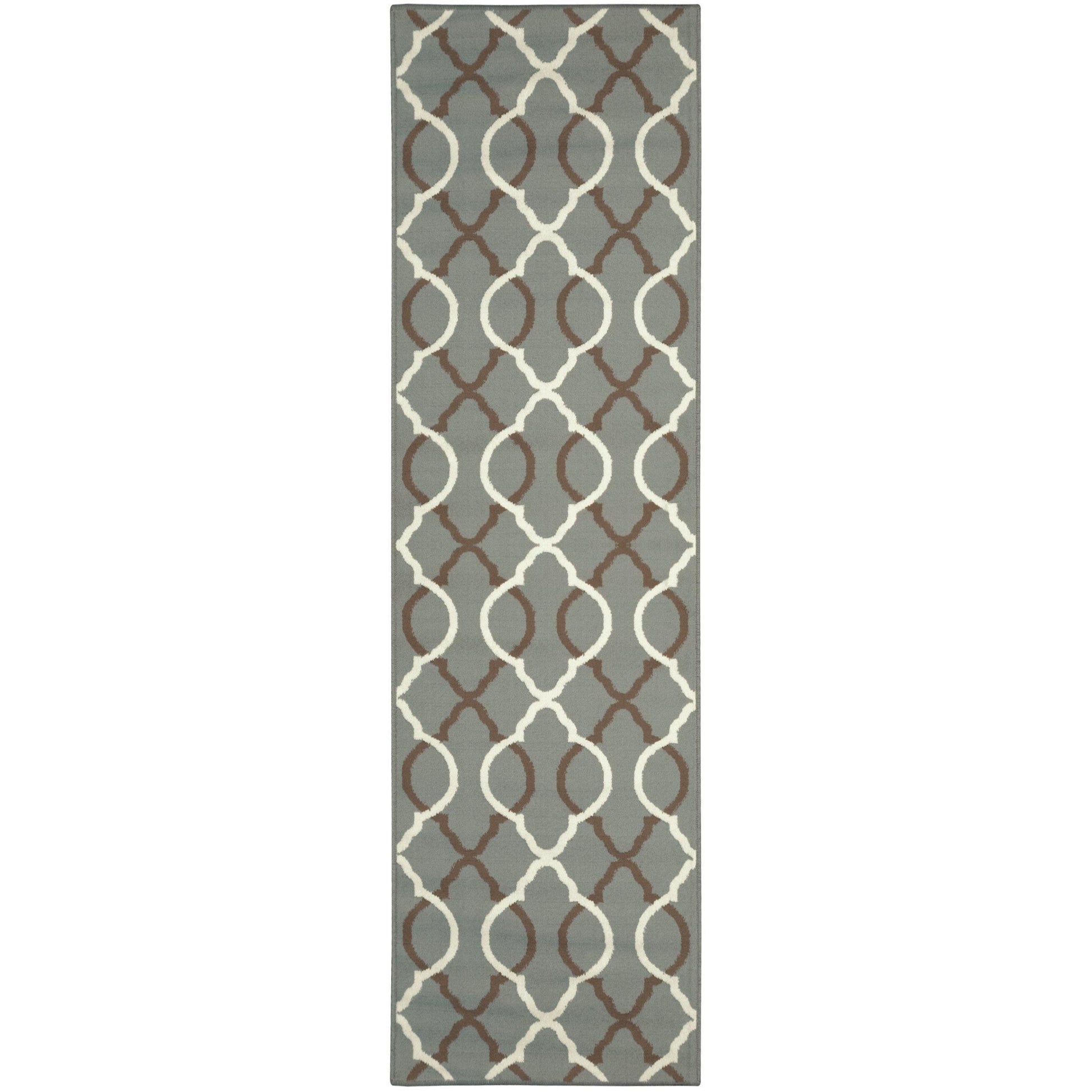 Cadena Vintage Contemporary Trellis Rug FredCo