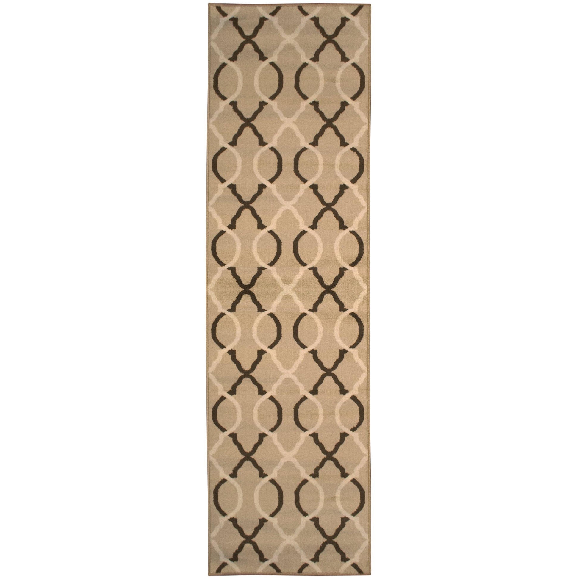 Cadena Vintage Contemporary Trellis Rug FredCo