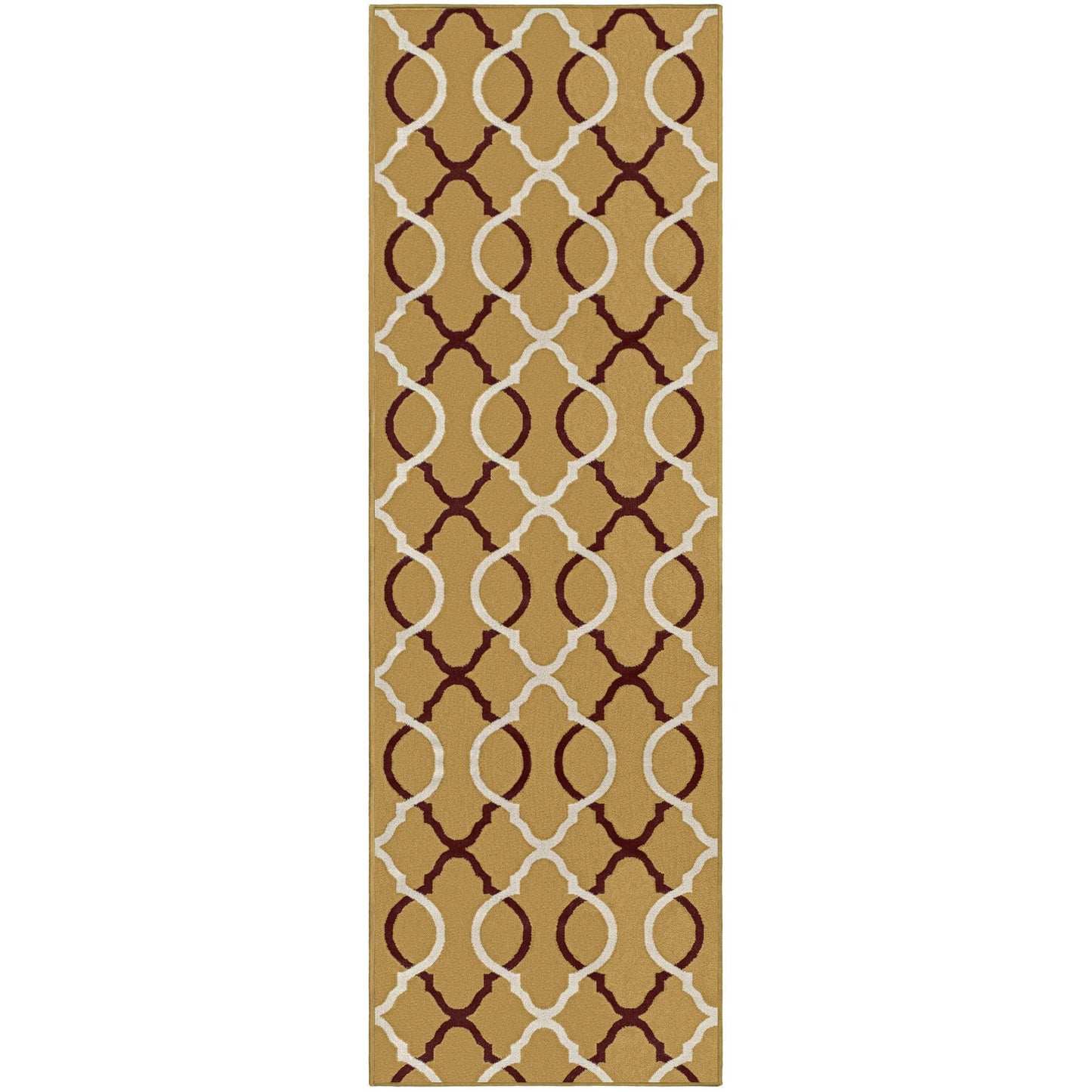 Cadena Vintage Contemporary Trellis Rug FredCo