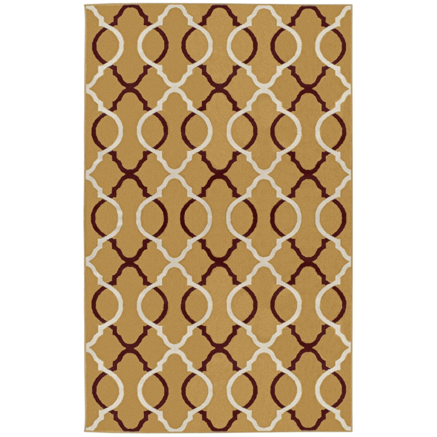 Cadena Vintage Contemporary Trellis Rug FredCo