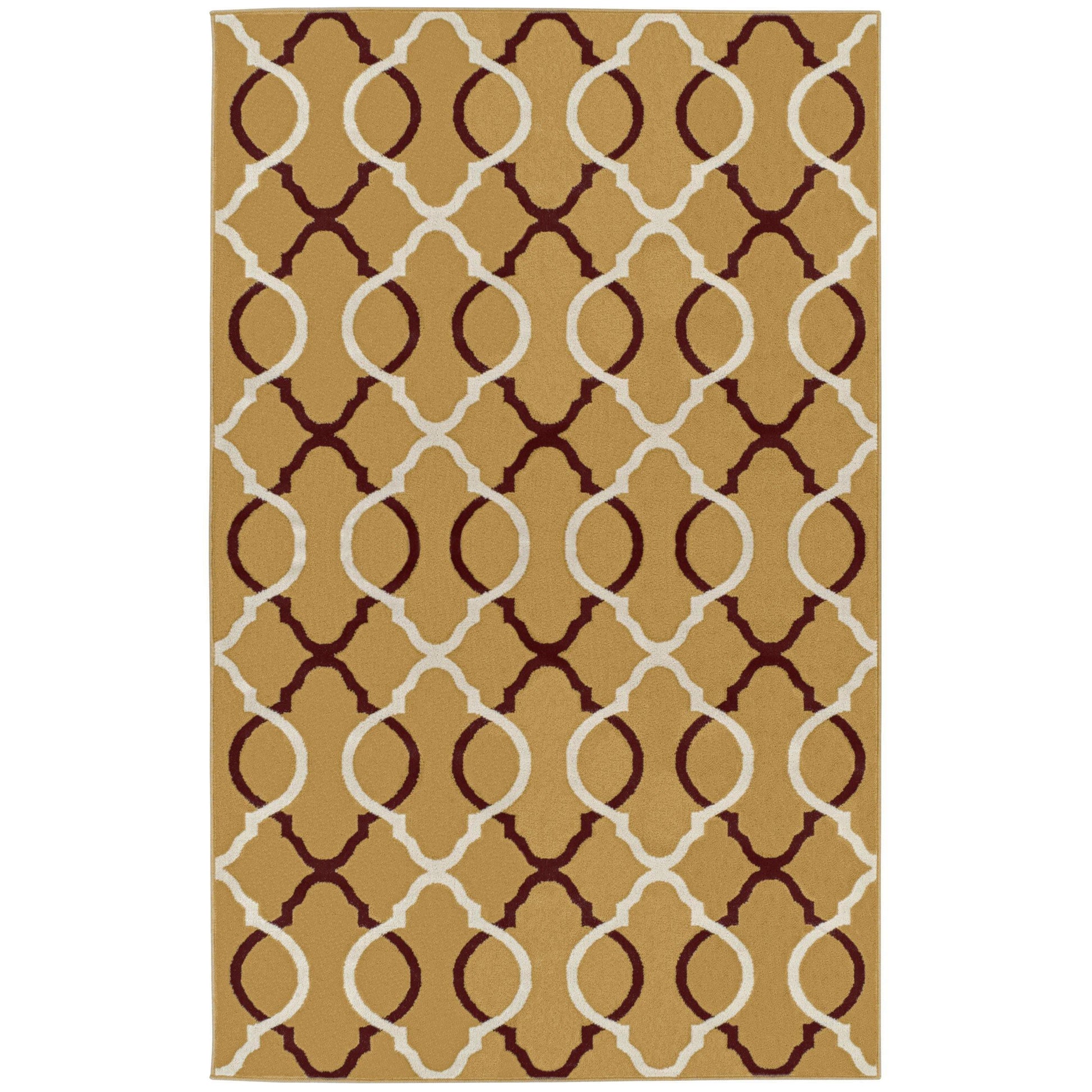 Cadena Vintage Contemporary Trellis Rug FredCo