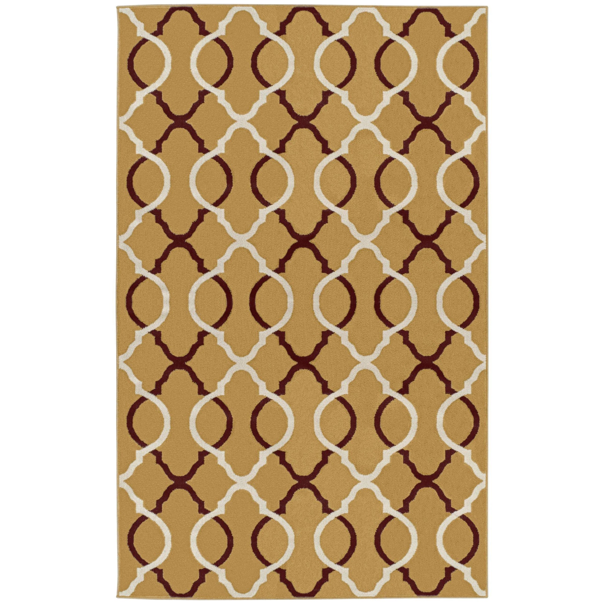 Cadena Vintage Contemporary Trellis Rug FredCo