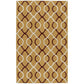 Cadena Vintage Contemporary Trellis Rug FredCo