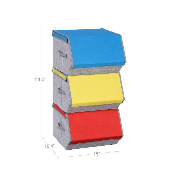 Colorful Toy Storage Boxes FredCo