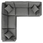 Commix 5-Piece Outdoor Patio Sectional Sofa, EEI-5589 FredCo