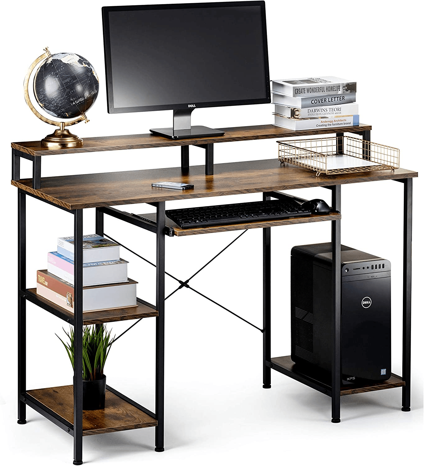 Desk Shelf & Monitor Stand | Standing Desk Storage | Vari®